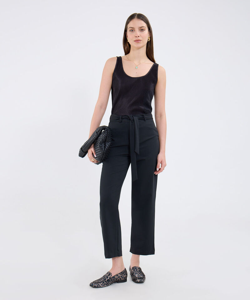 Blusa Texturizada Manga Sisa
