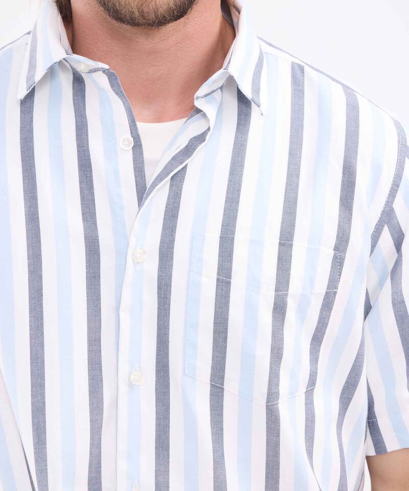 Camisa A Rayas Para Hombre