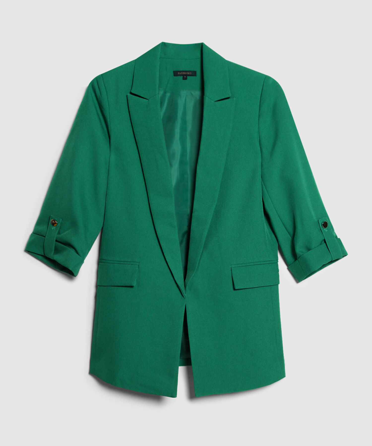 Blazer Unicolor Con Charretera