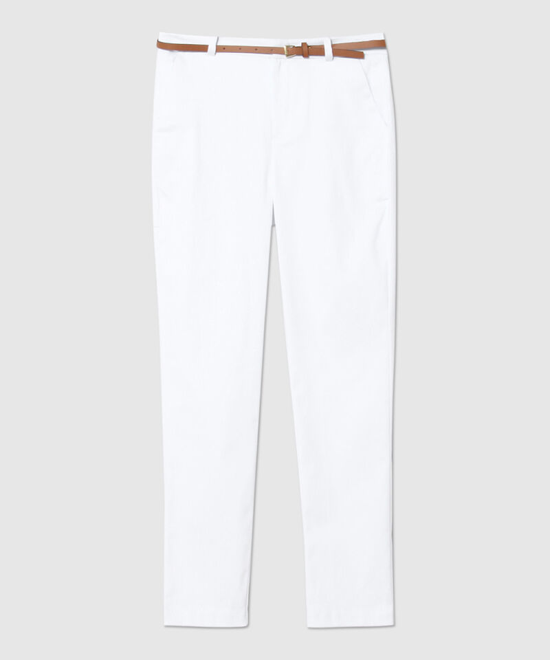 Pantalon Basico Bolsillos Diagonal