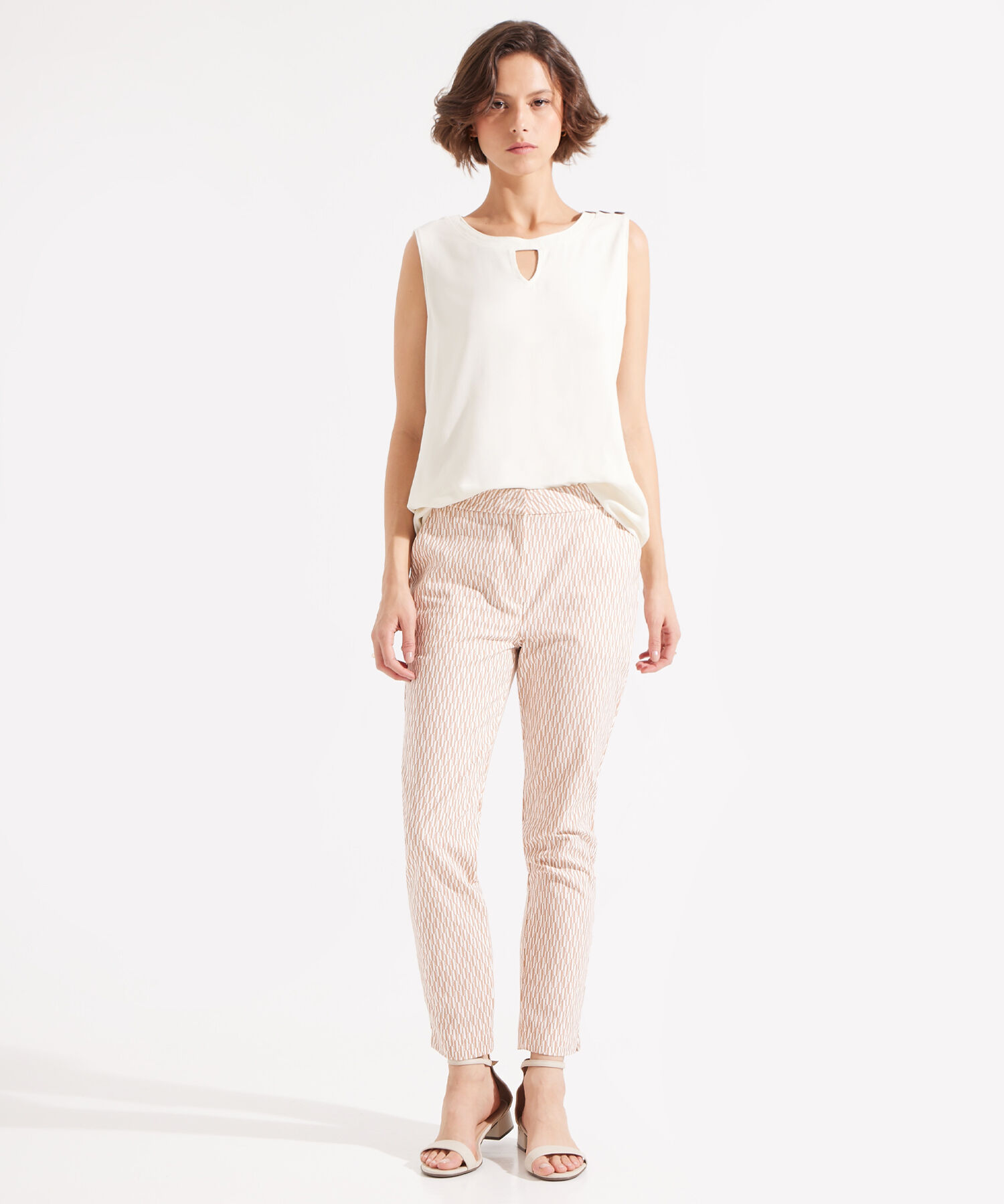 Pantalon Clásico Estampado