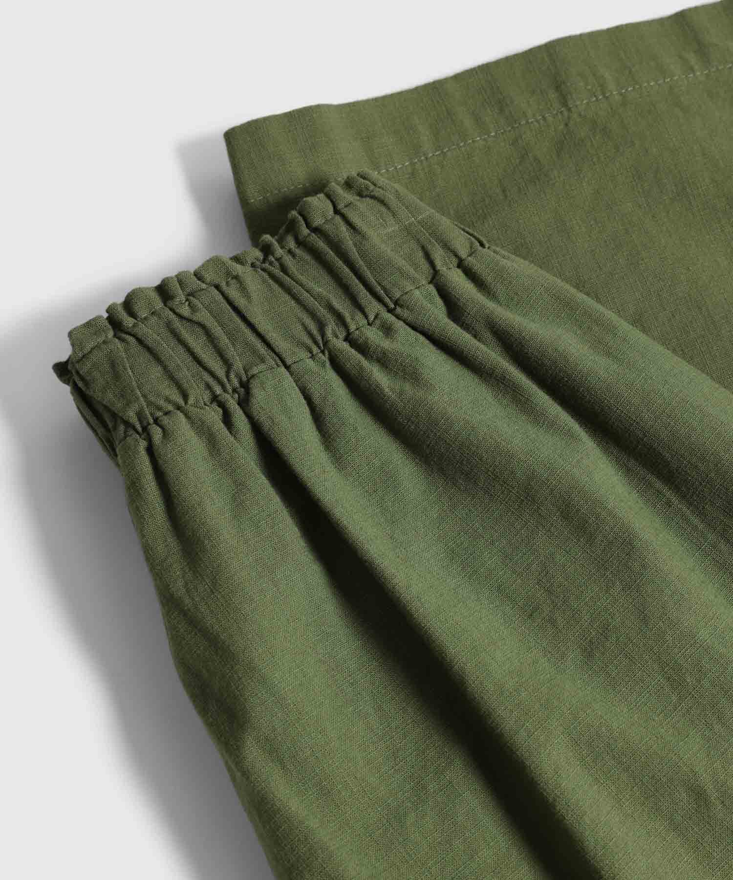 Pantal&oacute;n Fluido Con Cintura El&aacute;stica Para Mujer