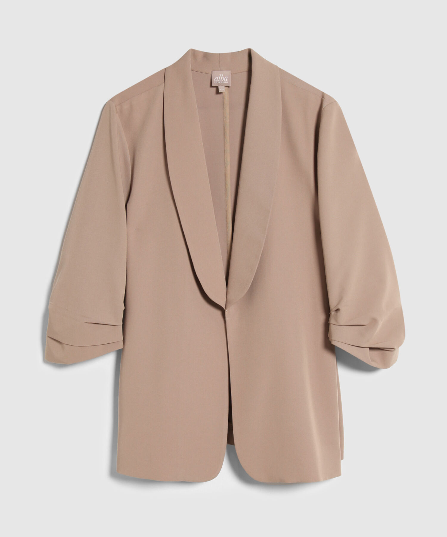 Blazer Manga 3/4 Con Solapa Curva