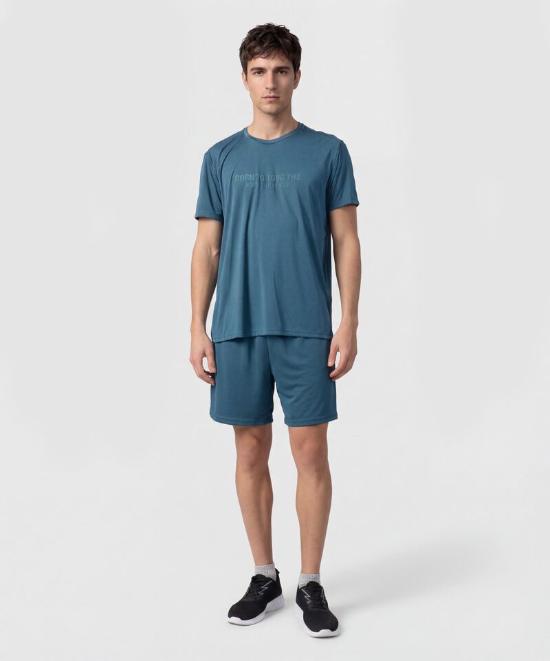 Bermuda Deportiva Unicolor 