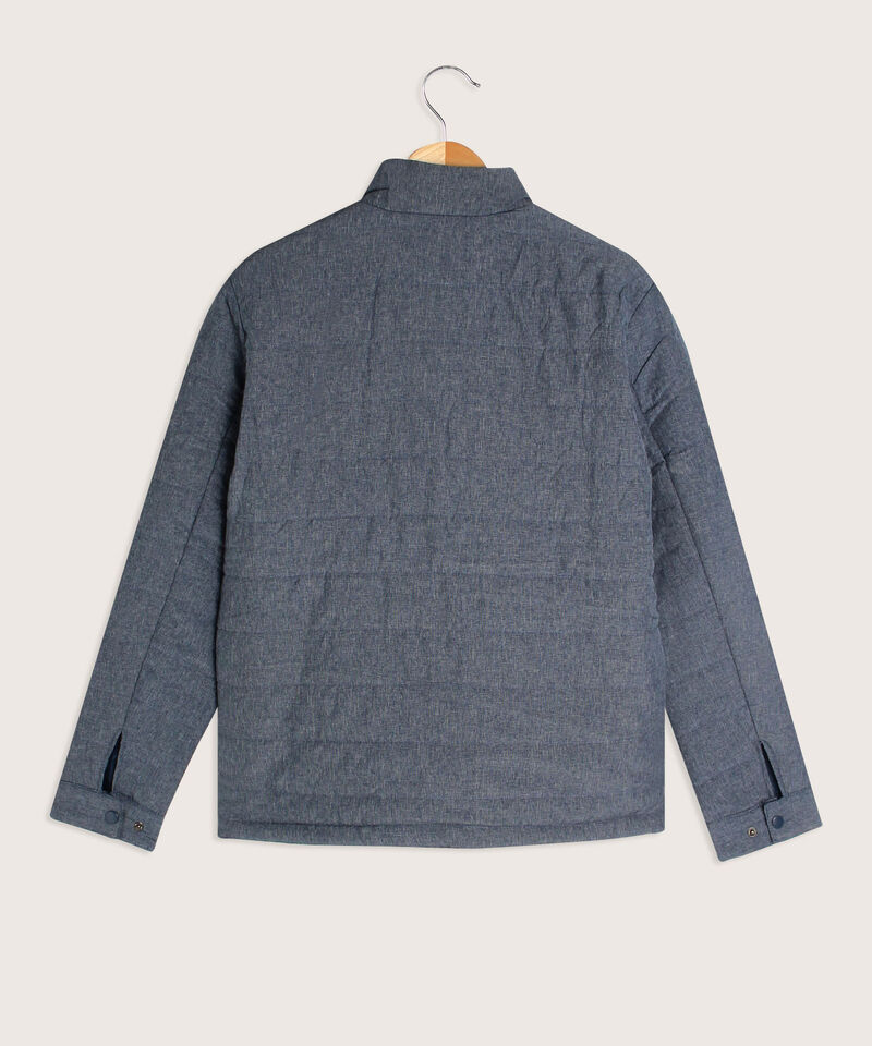 Chaqueta Acolchada Con Tejido Prete&ntilde;ido