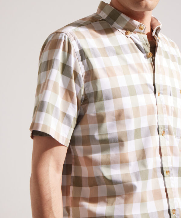 Camisa Manga Corta Preteñida
