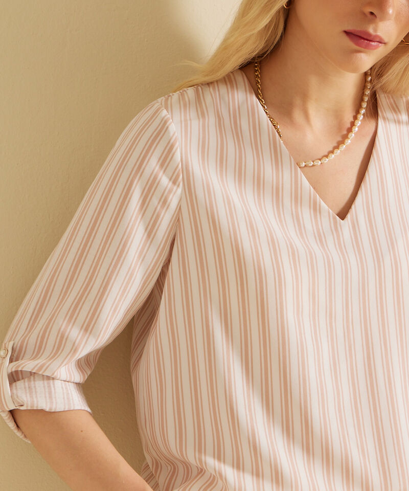 Blusa Manga 3/4 Estampada Monoproducto