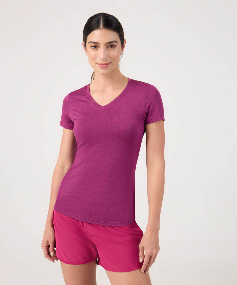 Camiseta Deportiva Jaspeada