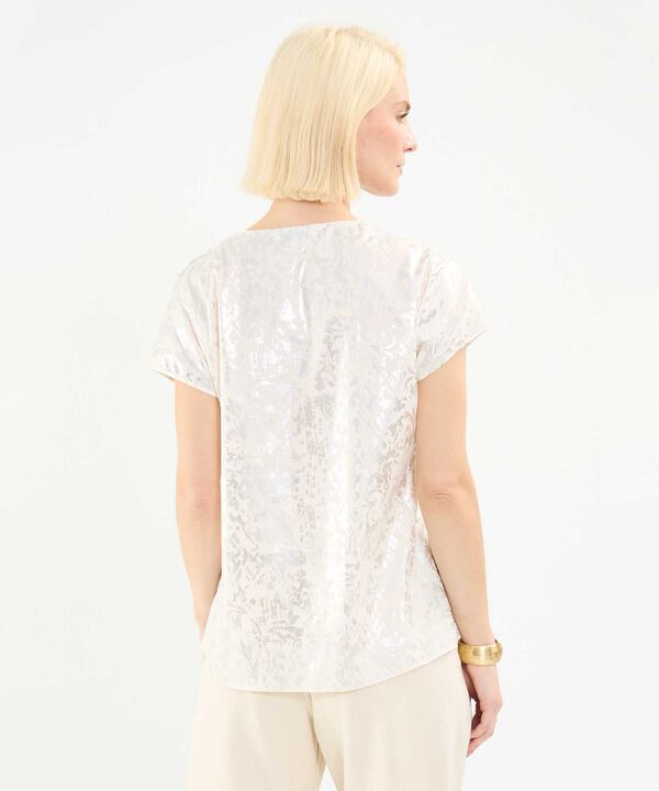 Blusa Estampado Metalizado