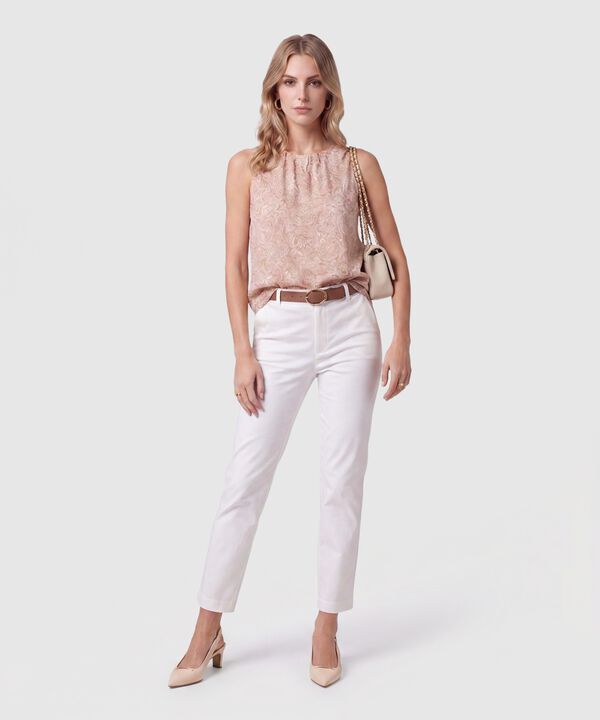 Pantal&oacute;n Recto Cl&aacute;sico Mujer
