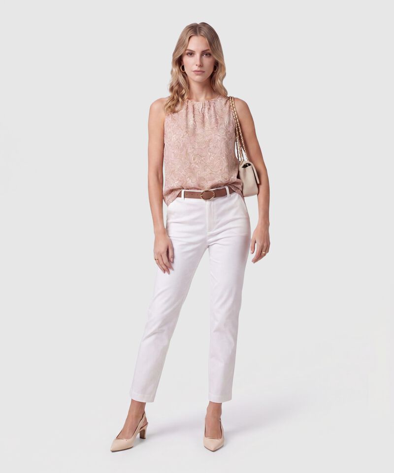 Pantal&oacute;n Recto Cl&aacute;sico Mujer