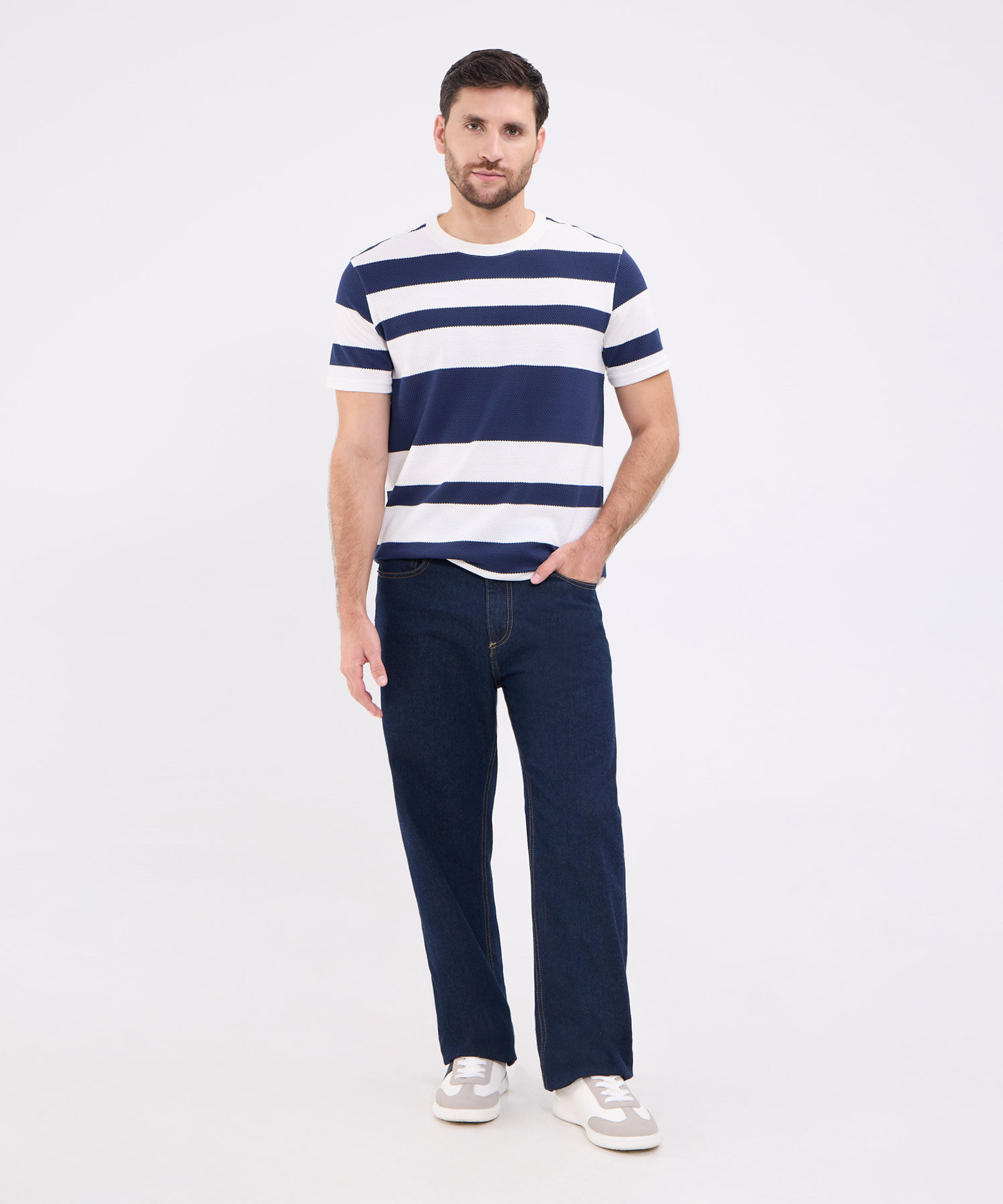 Camiseta Preteñida Para Hombre
