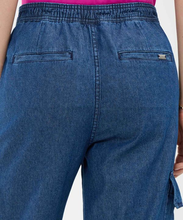 Jeans Fluido Cargo