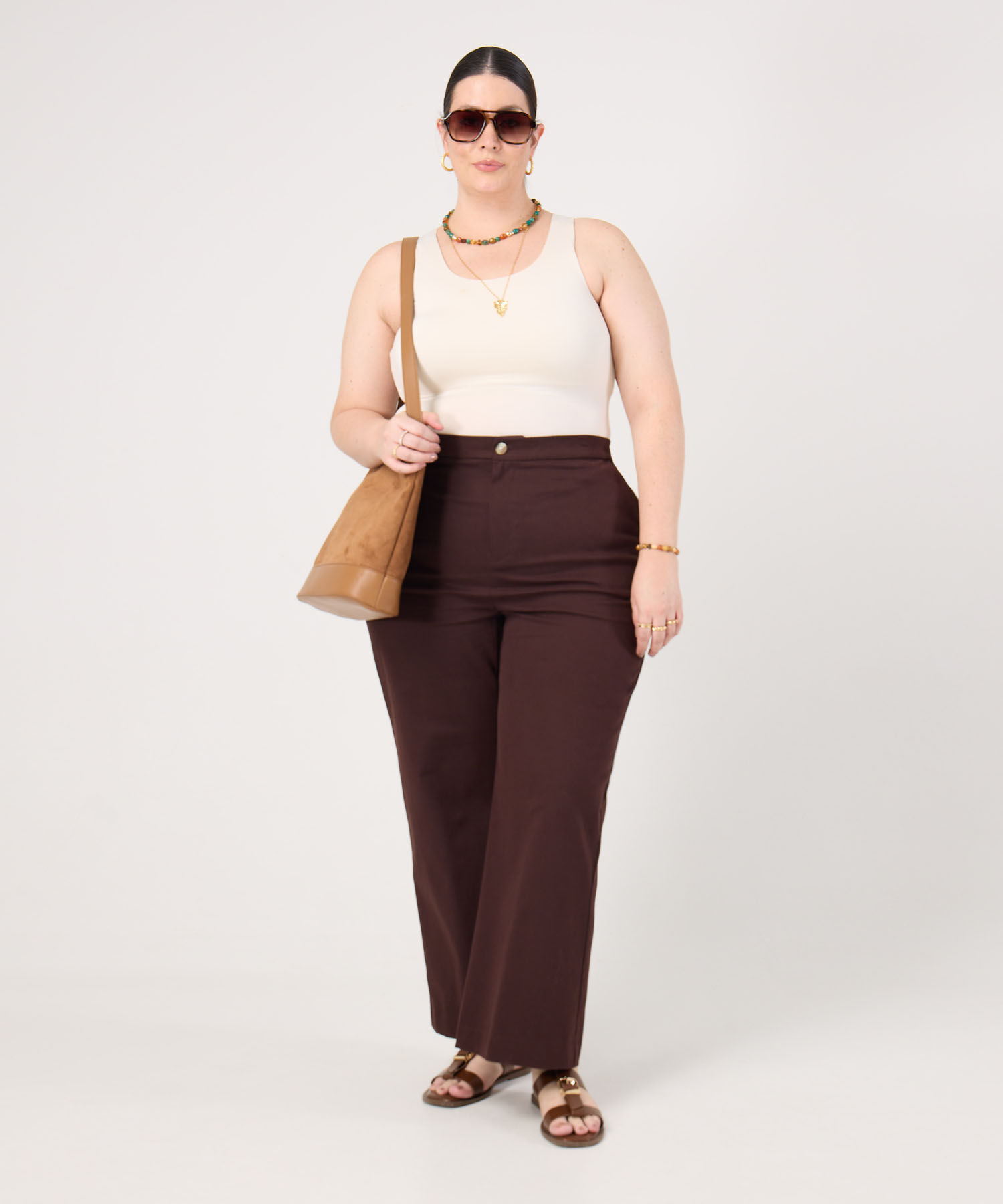 Pantal&oacute;n Sastrero Para Mujer Curvy