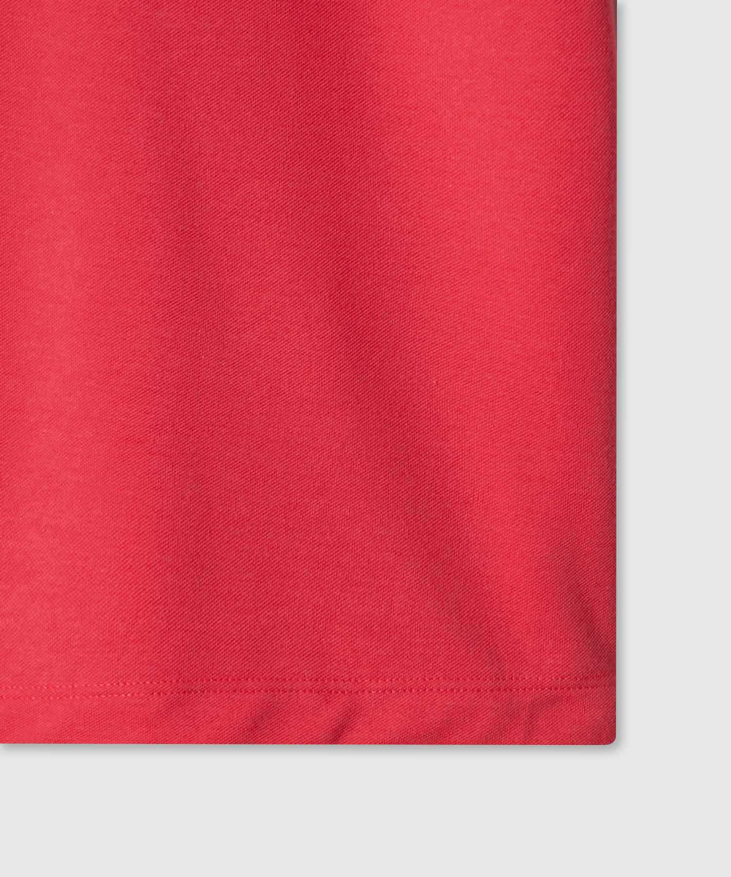 Polo Tejido Unicolor Cuello Y Puños Tejidos,Sin Bolsillo Con Hiladillo.