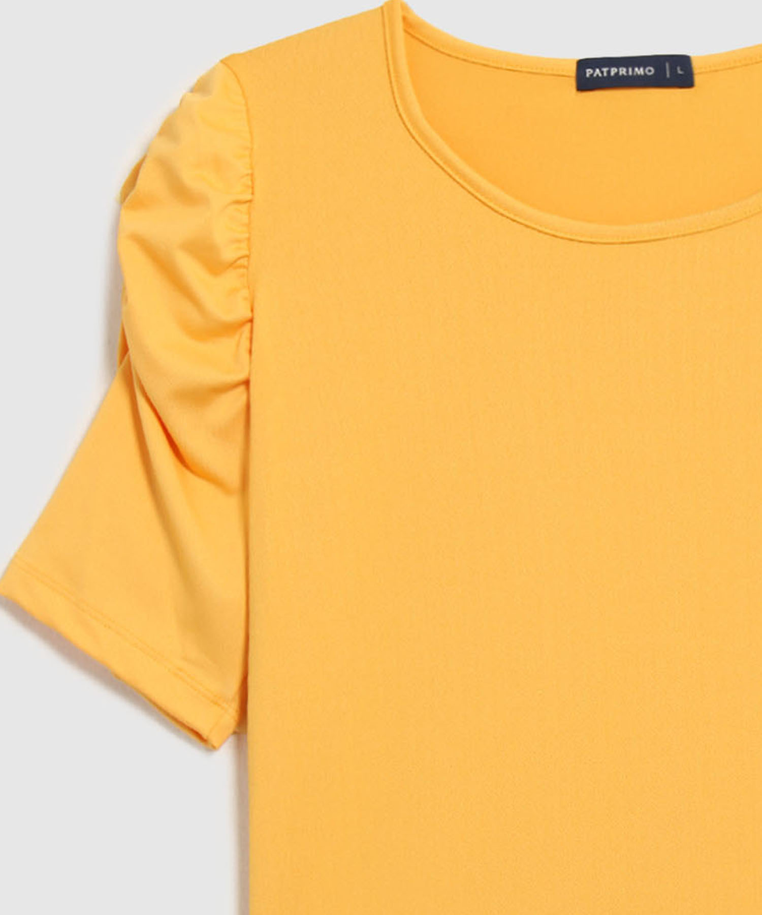 Camiseta Con Ruche, Amarillo, personalized