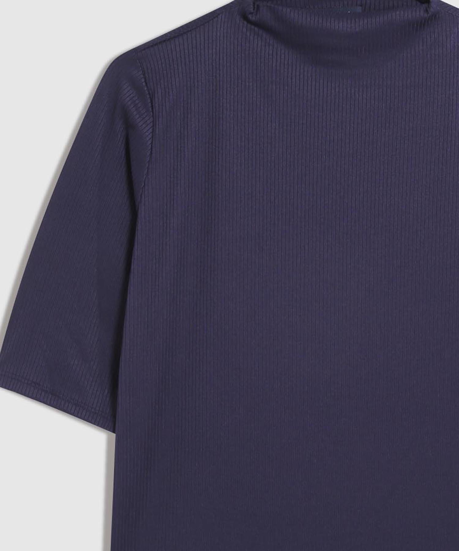 Camiseta Texturizada Unicolor, AzulOscuro, personalized