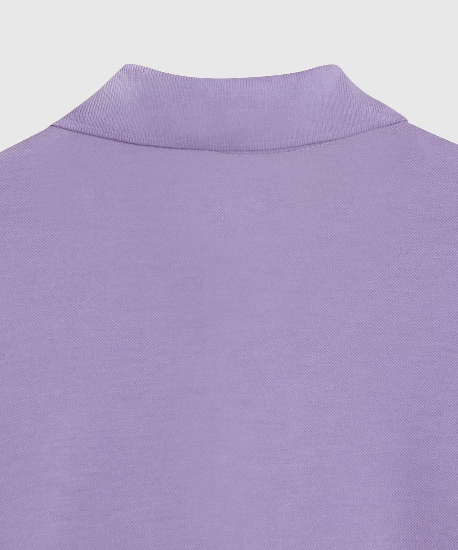 Polo Tejido Unicolor Cuello Y Puños Tejidos,Sin Bolsillo Con Hiladillo.