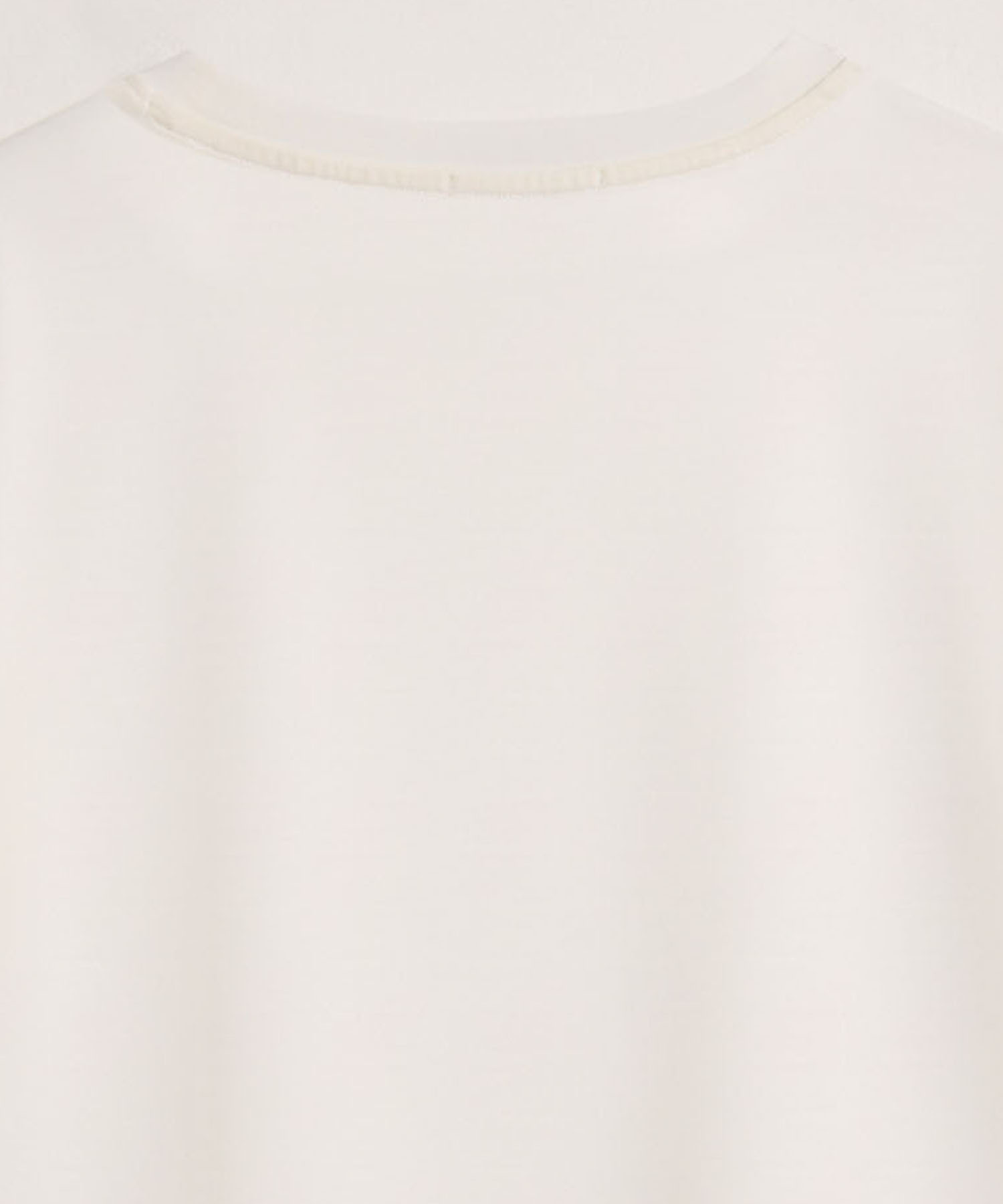 Camiseta Holgada Bordado Discreto Mujer, Crema, personalized