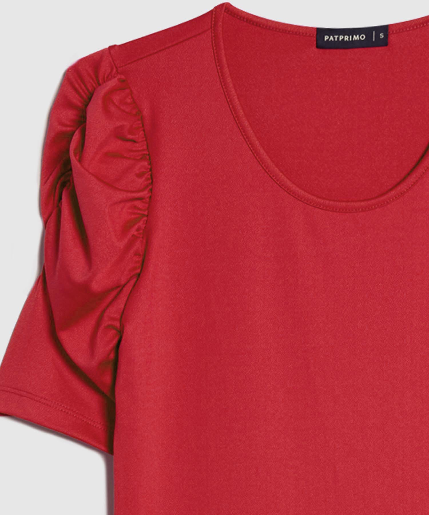 Camiseta Con Ruche, Naranja, personalized