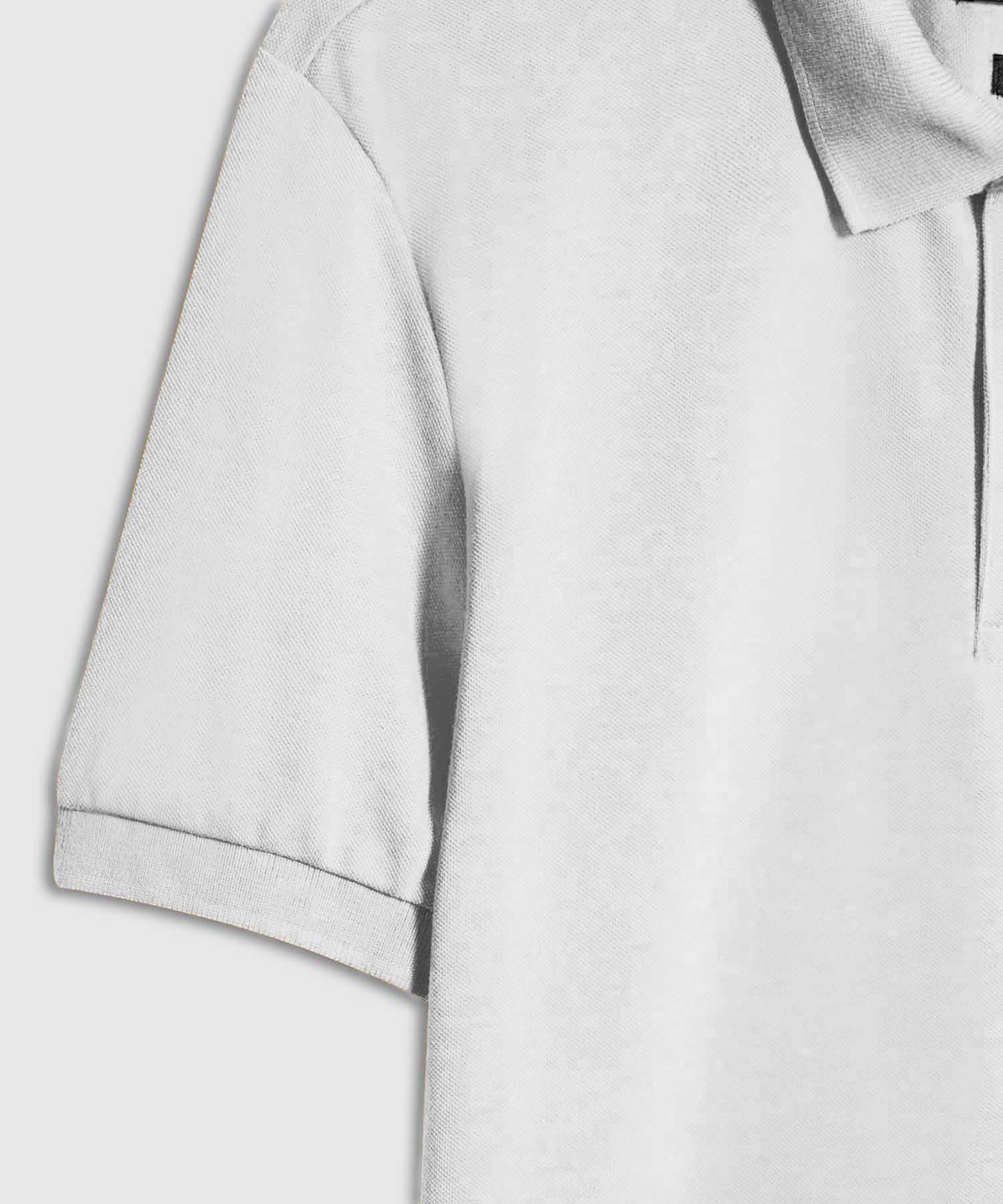 Polo Tejido Unicolor Cuello Y Puños Tejidos,Sin Bolsillo Con Hiladillo.