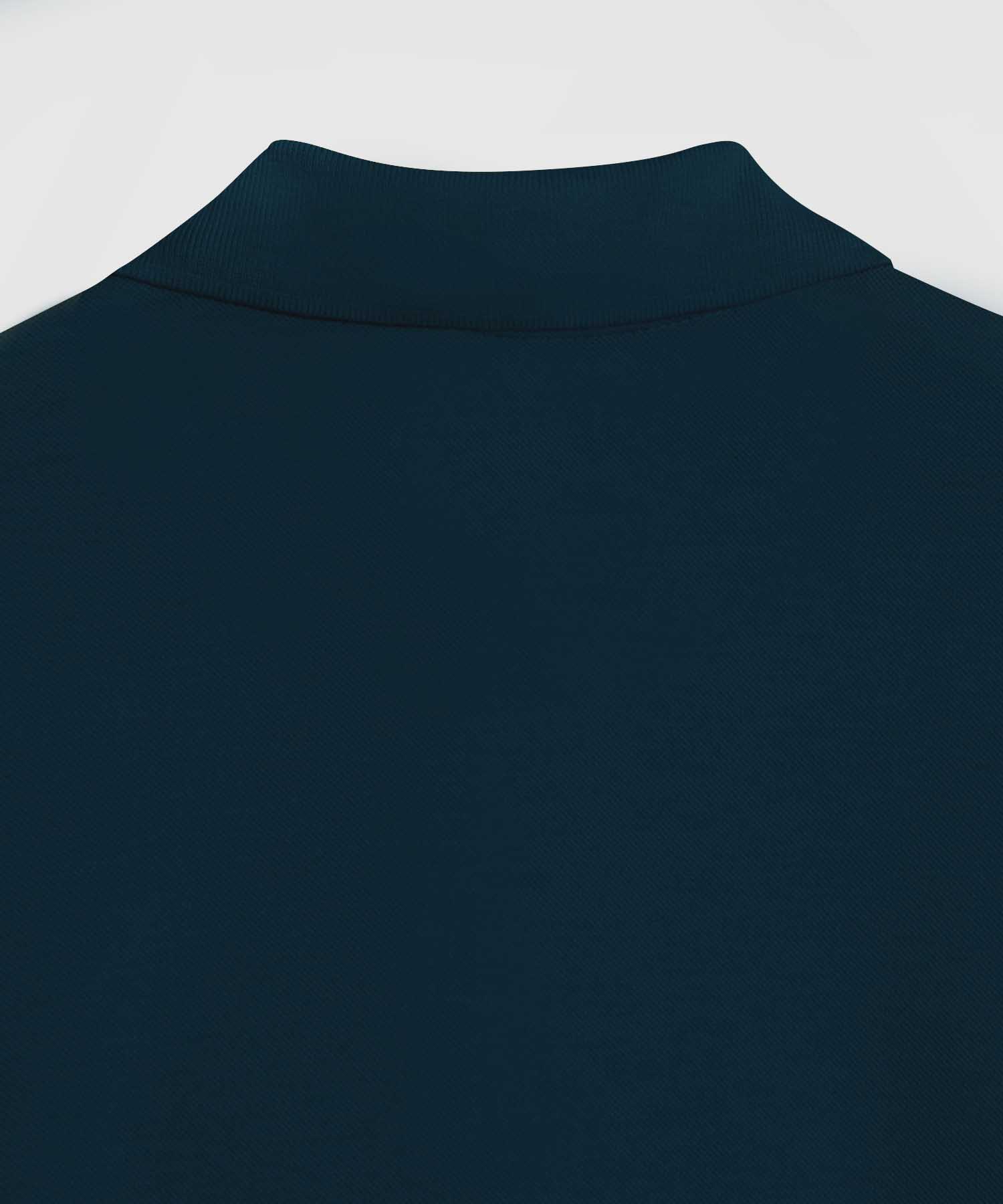 Polo Tejido Unicolor Cuello Y Pu&ntilde;os Tejidos,Sin Bolsillo Con Hiladillo.