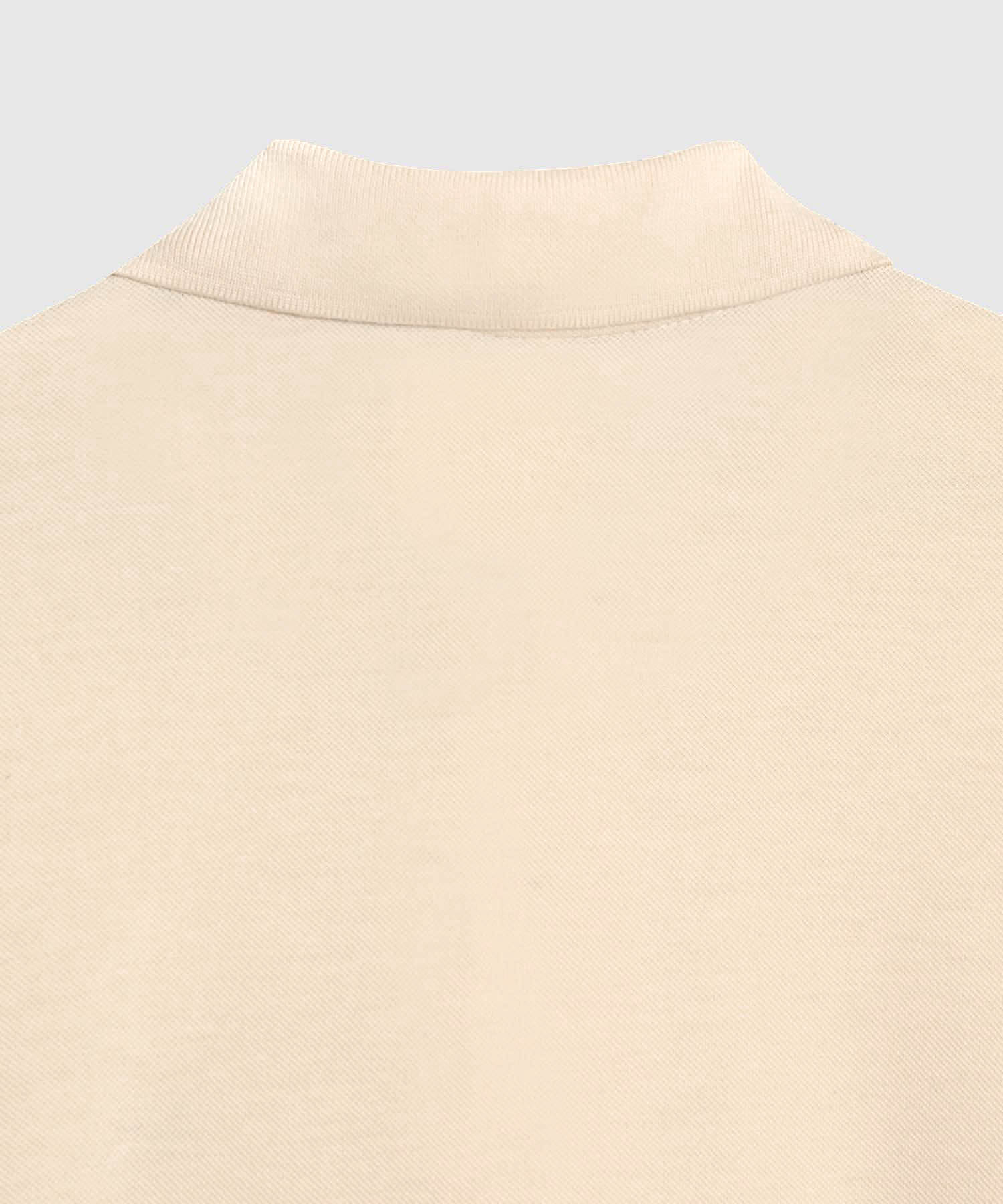 Polo Tejida, Beige, personalized