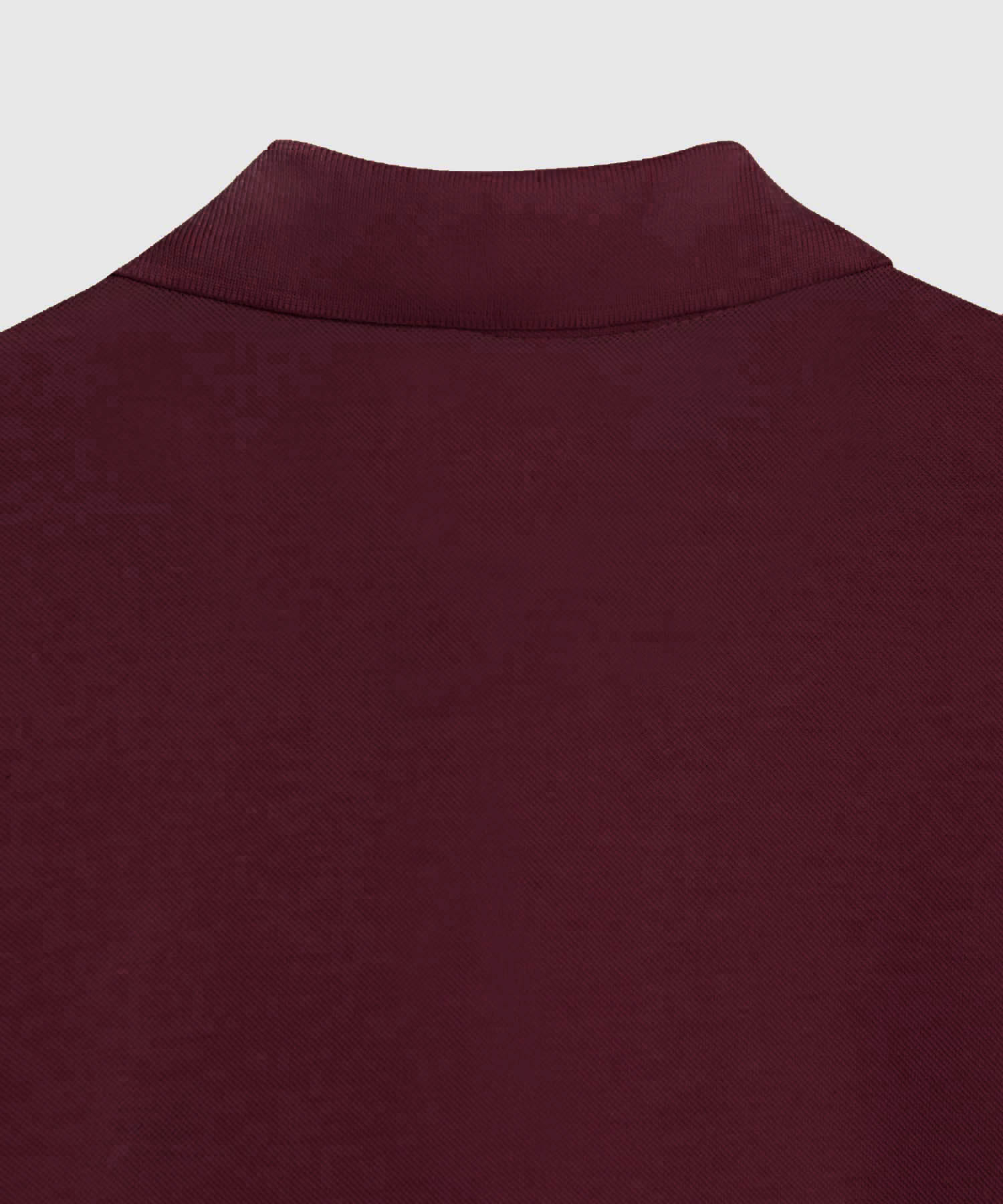 Polo Tejida Básica, Vino, personalized