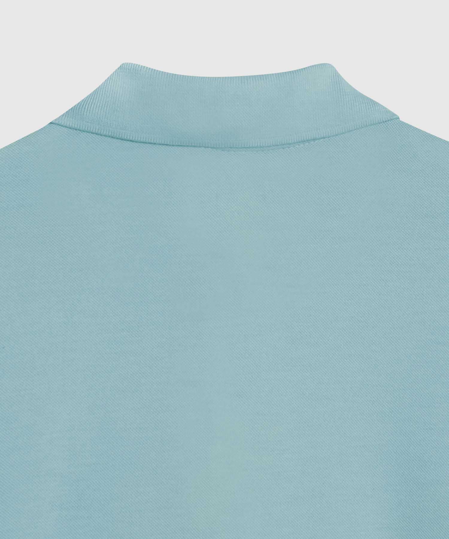 Polo Tejido Unicolor Cuello Y Puños Tejidos,Sin Bolsillo Con Hiladillo.