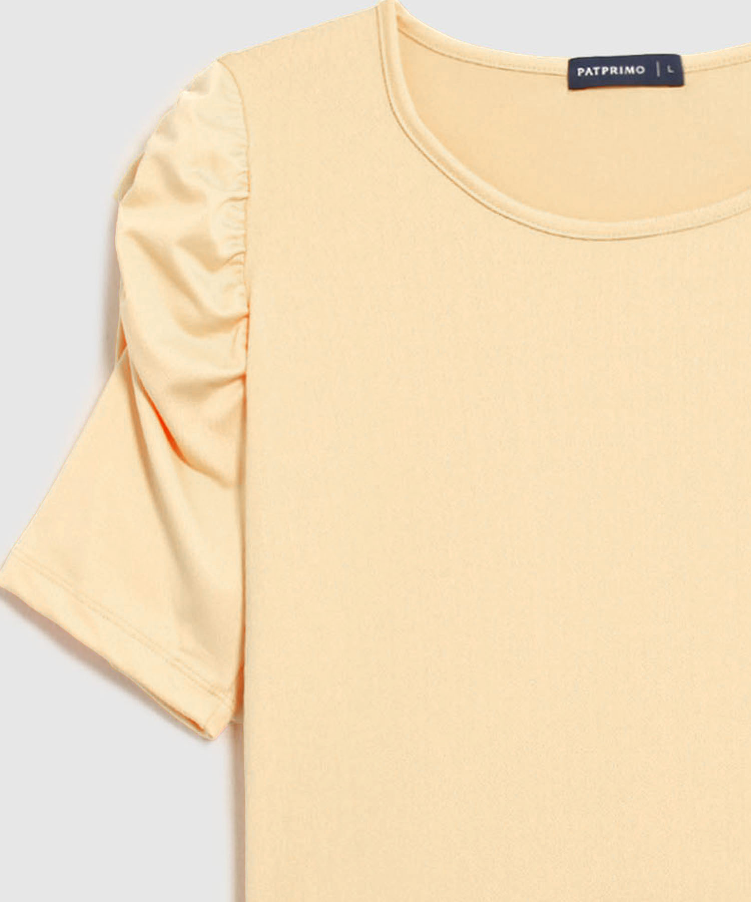 Camiseta Con Ruche, Amarillo3, personalized