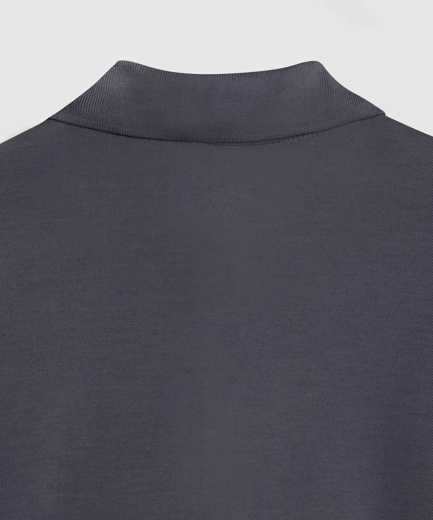 Polo Tejido Unicolor Cuello Y Puños Tejidos,Sin Bolsillo Con Hiladillo.