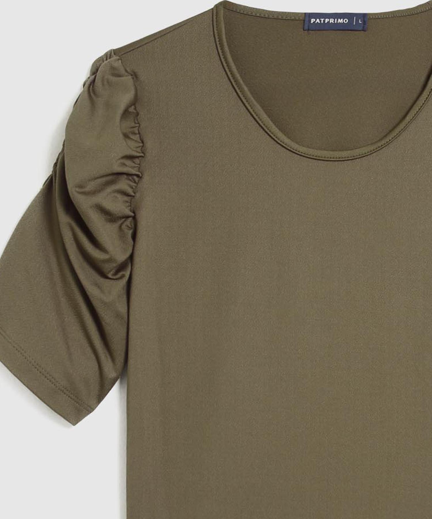 Camiseta Con Ruche, Verde1, personalized