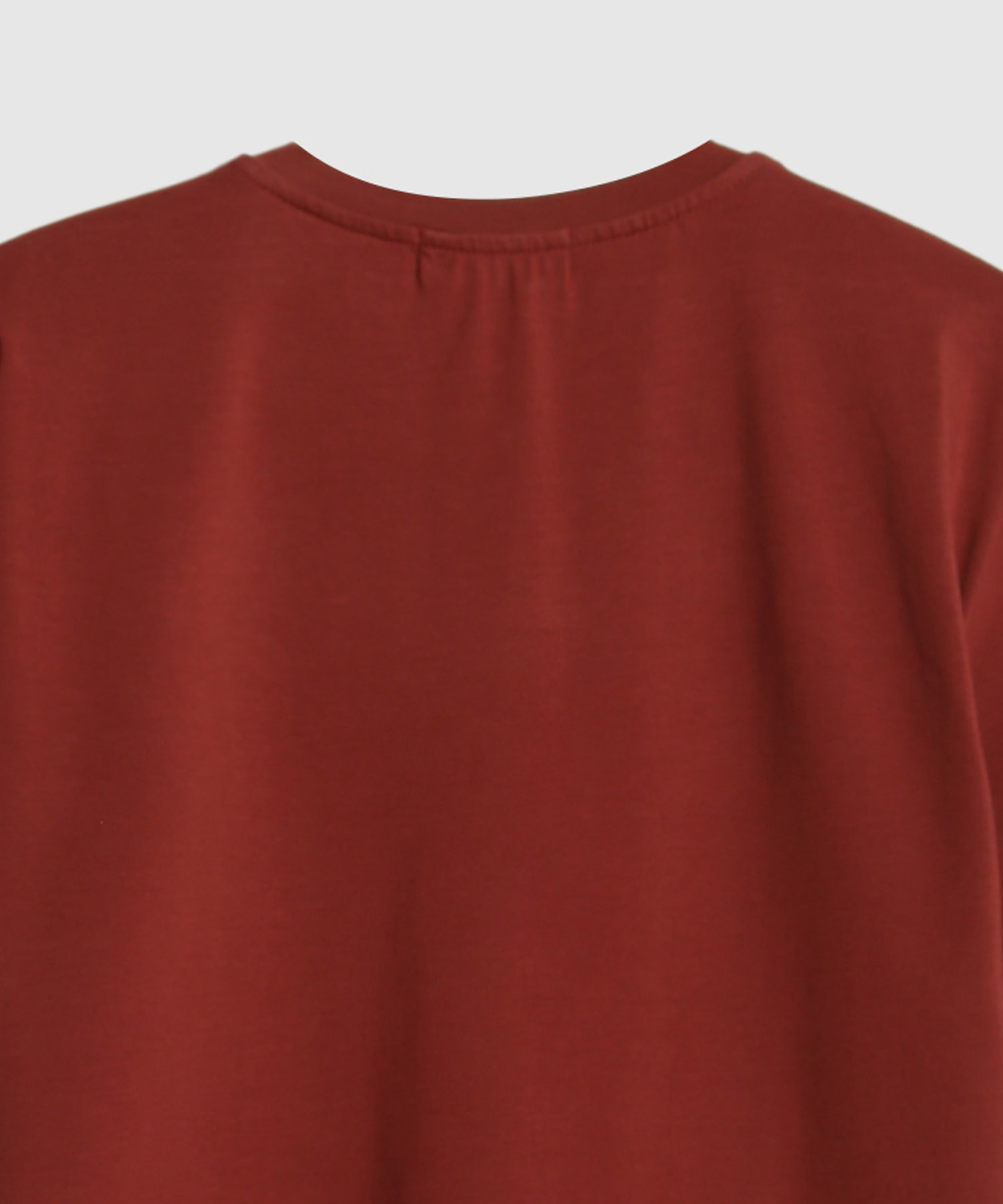 Camiseta Slim Cuello Redodno Manga Corta, Rojo, personalized