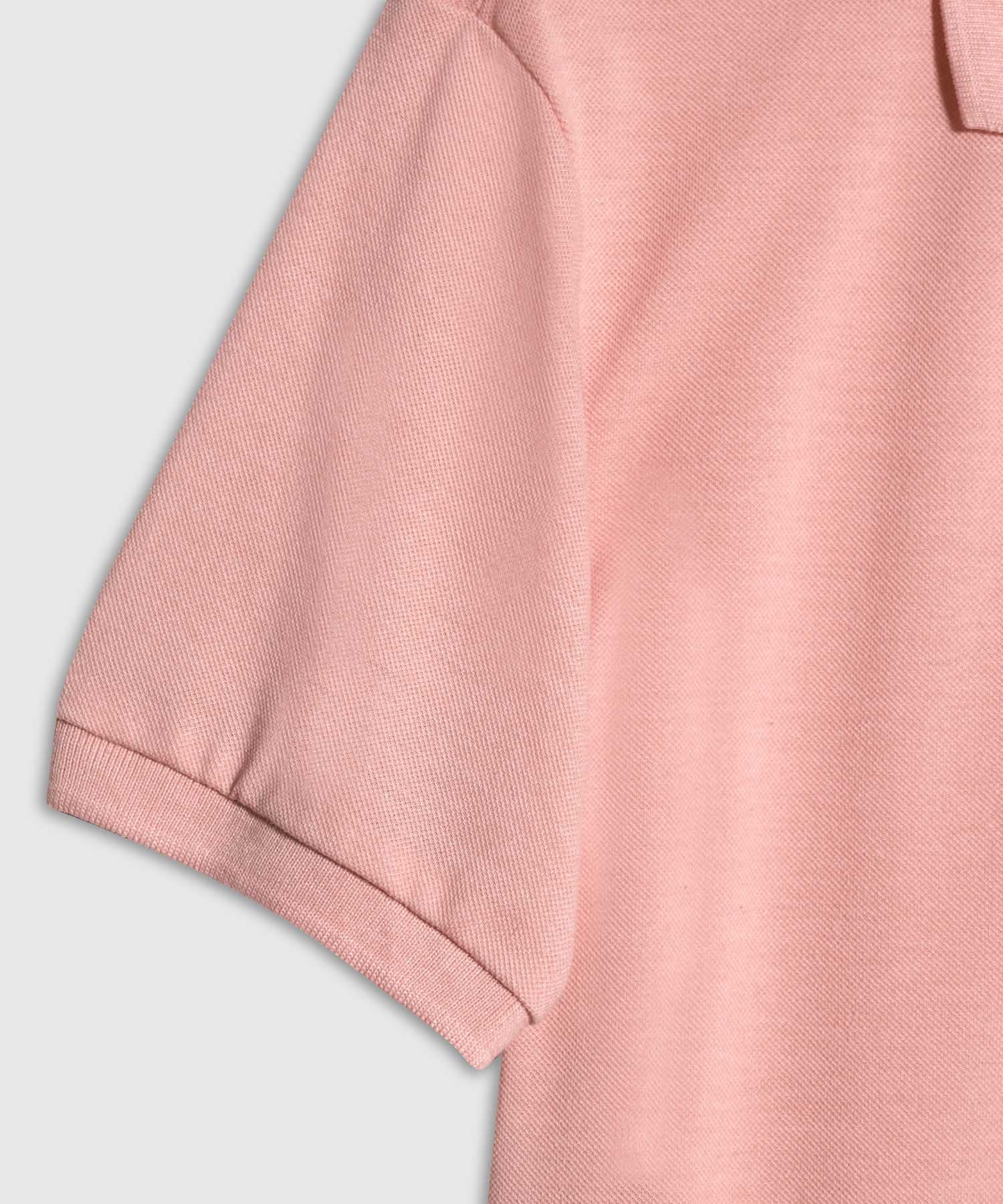 Polo Tejido Unicolor Cuello Y Puños Tejidos,Sin Bolsillo Con Hiladillo.