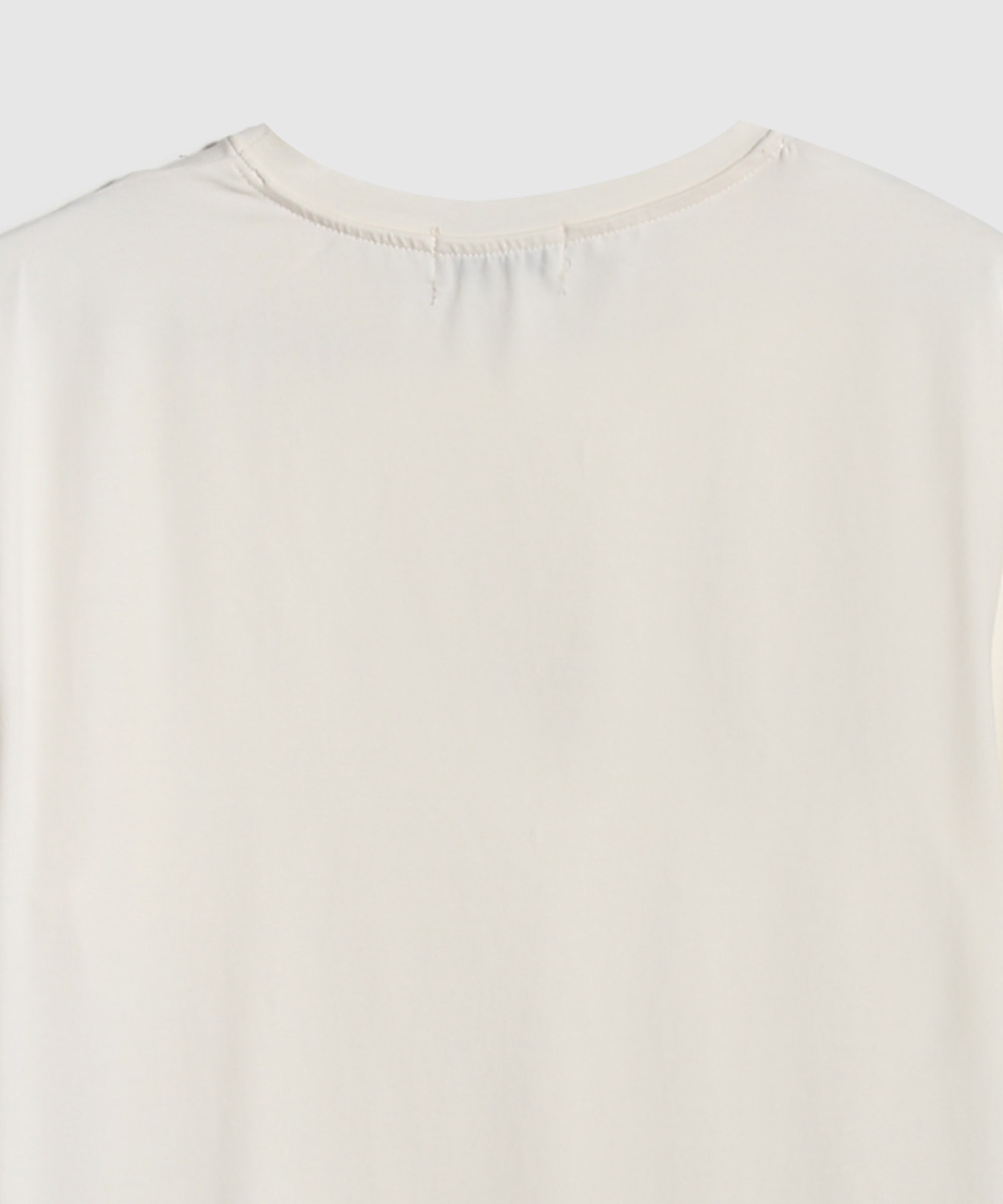 Camiseta Slim Cuello Redodno Manga Corta, Blanco, personalized