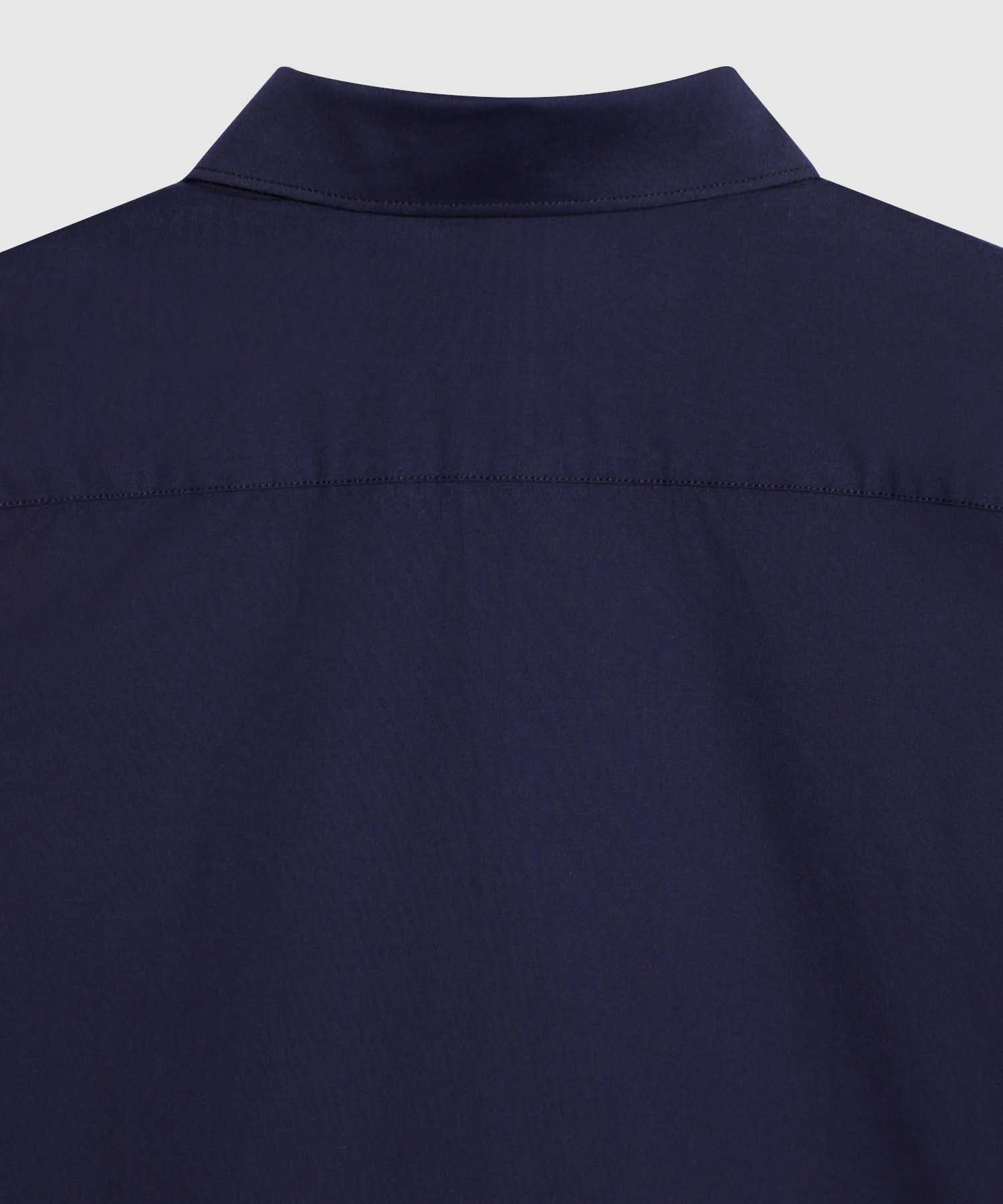 Camisa Slim Fit Manga Corta Para Hombre, Azul, personalized