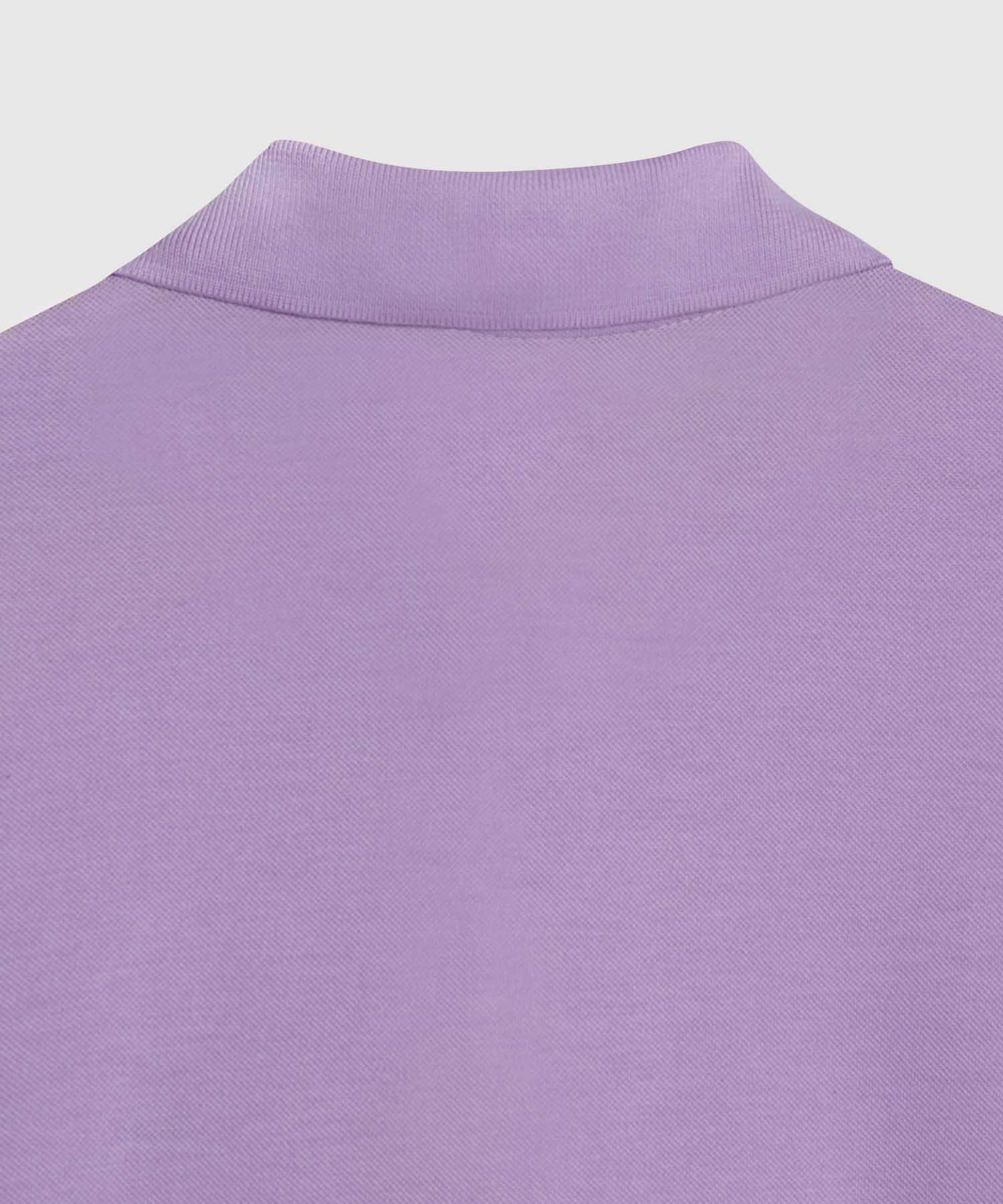 Polo Tejido Unicolor Cuello Y Puños Tejidos,Sin Bolsillo Con Hiladillo.
