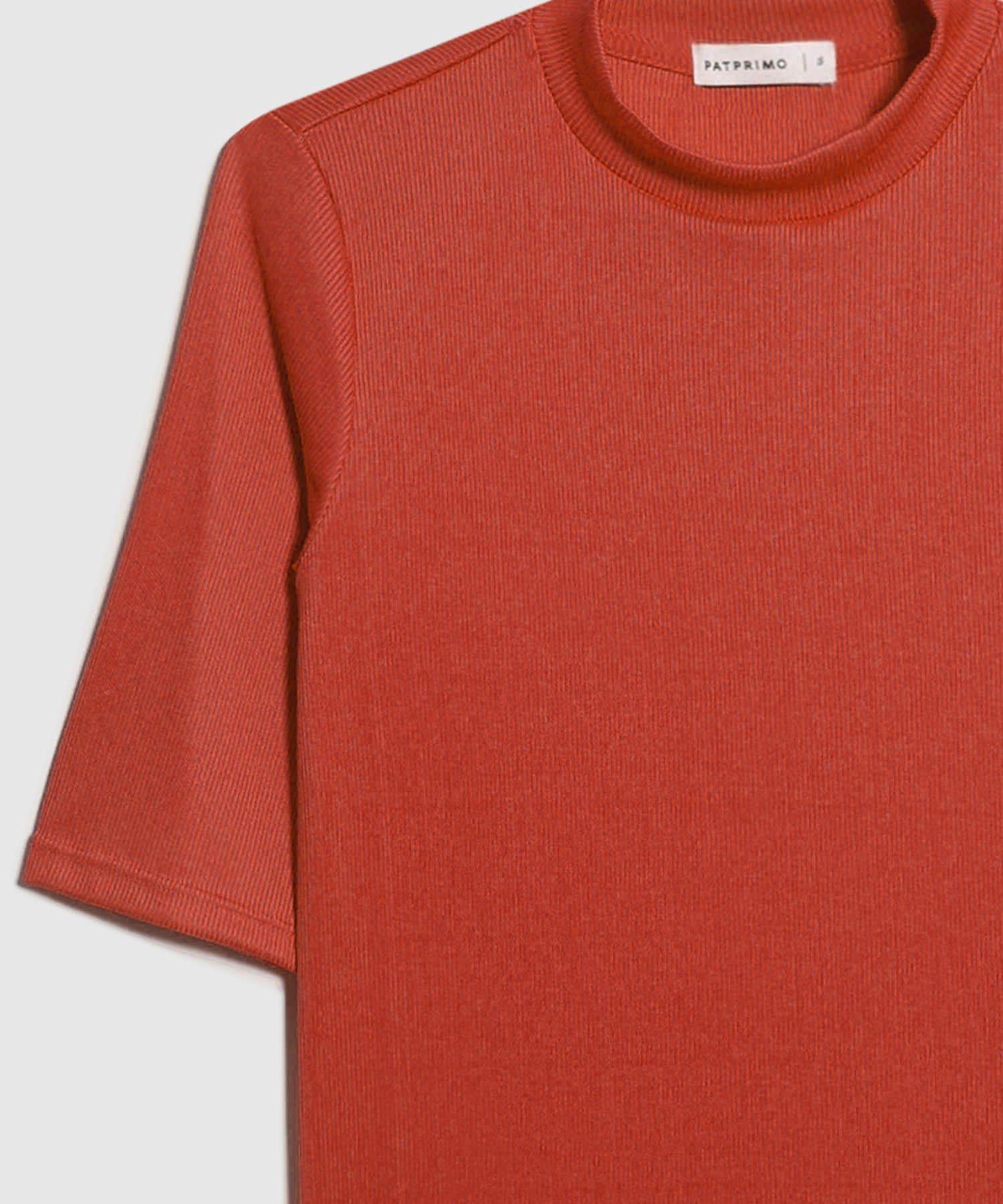 Camiseta Cuello Alto, Naranja, personalized