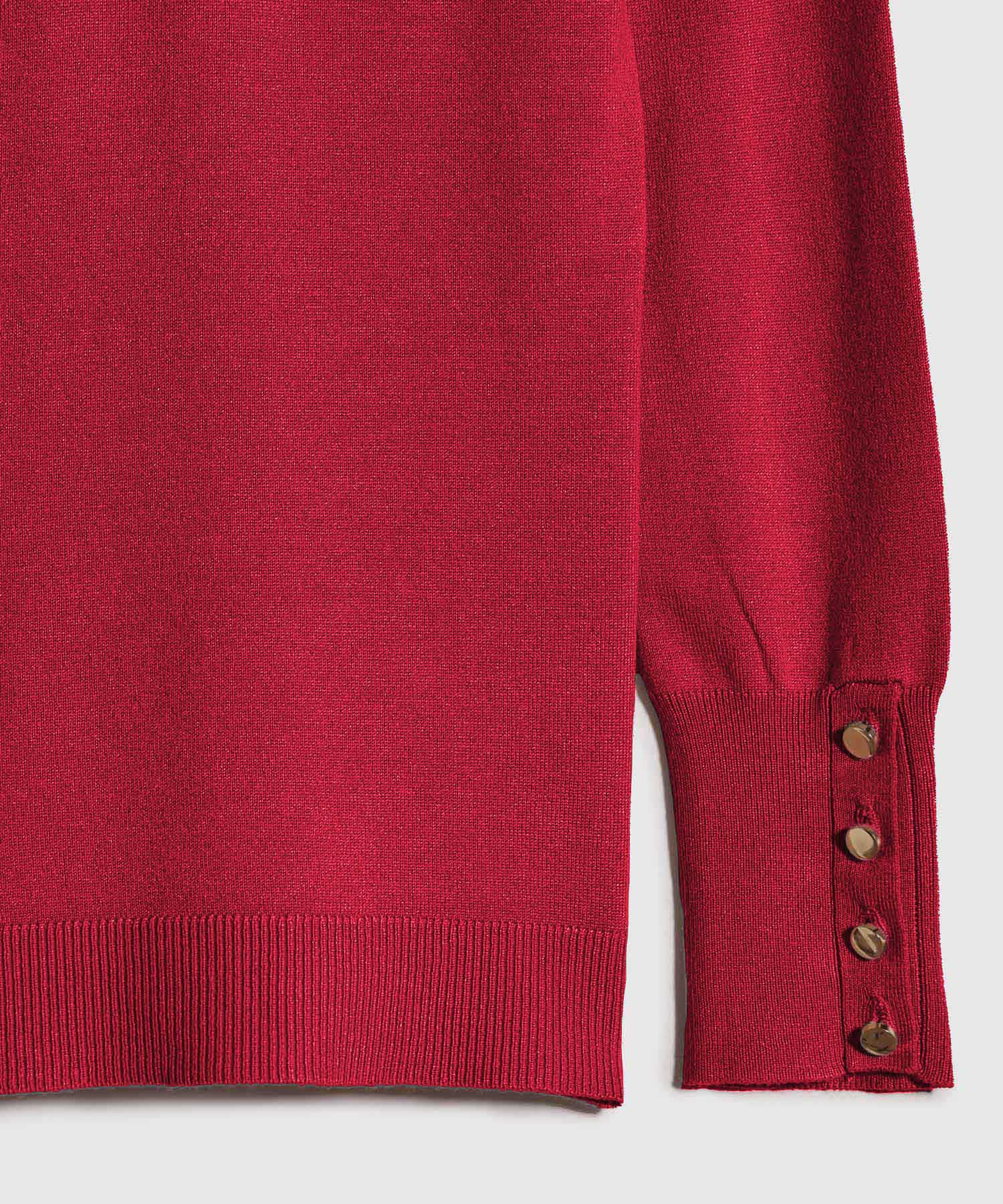 Saco Unicolor Con Botones En Puño