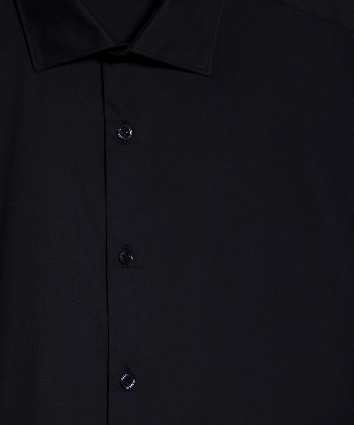 Camisa Formal de Manga Corta para Hombre, Negro, personalized