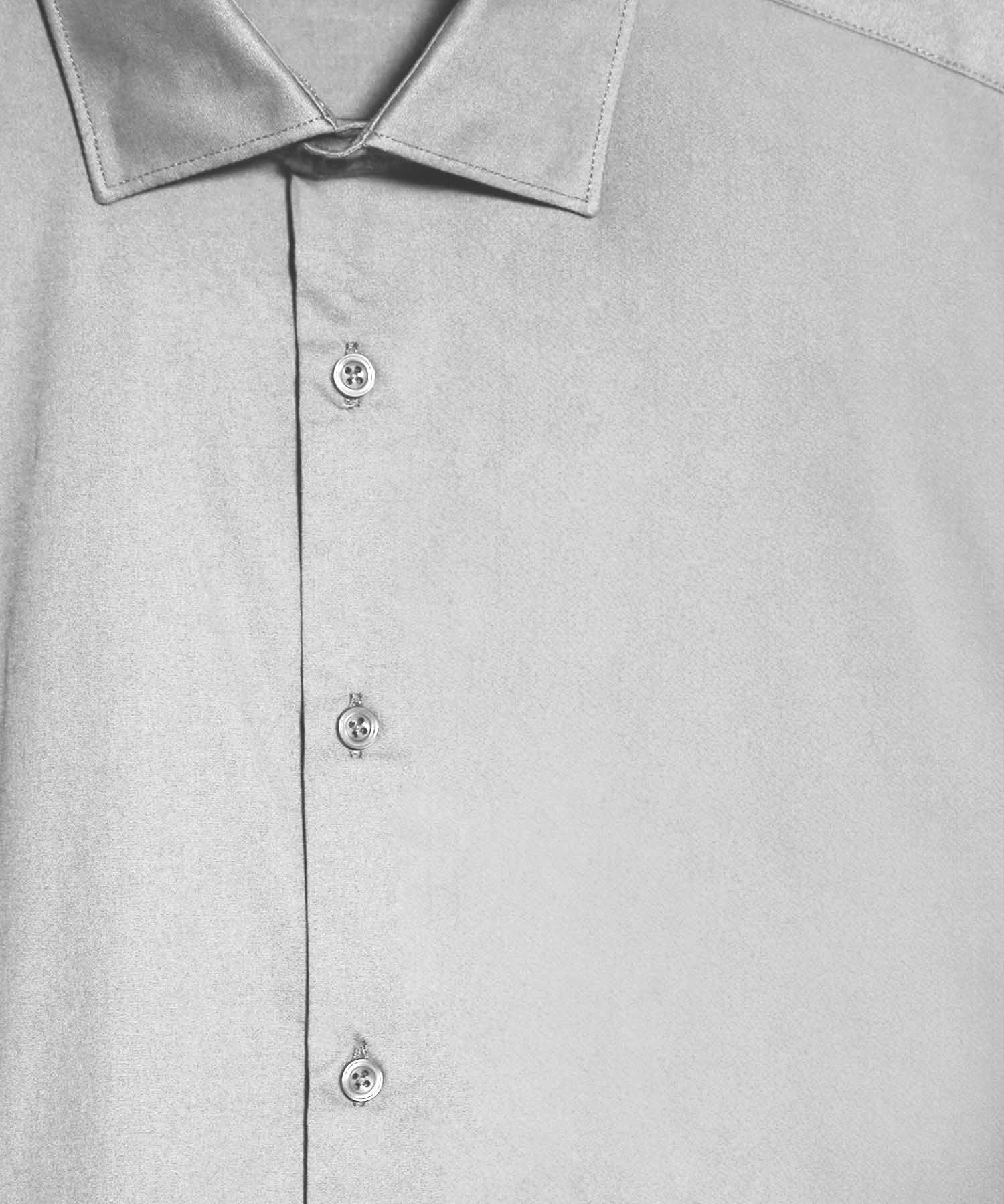 Camisa Formal De Manga Larga Con Bolsillo Para Hombre, Blanco, personalized