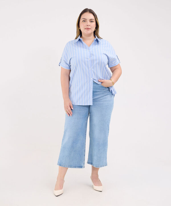 Jeans culotte tallas grandes